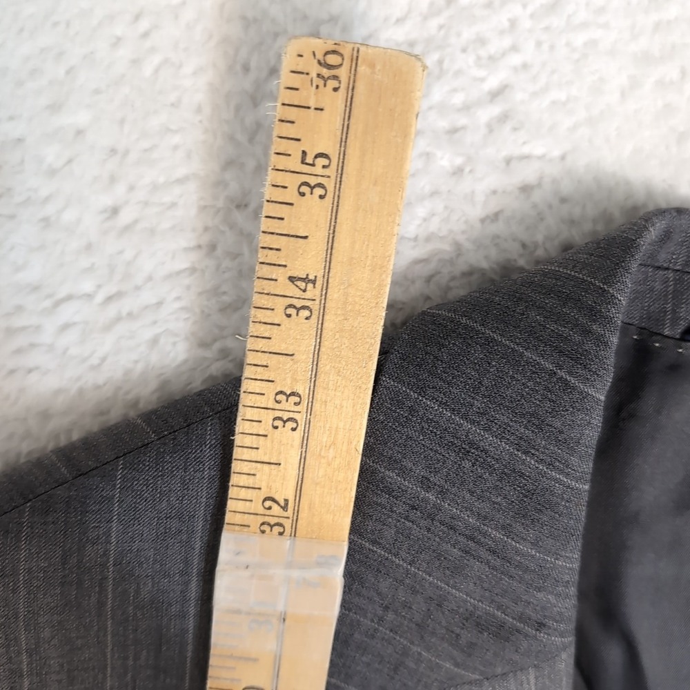 Brooks Brothers 40L 346 Stretch Sport Coat Gray‎ Wool Blend Two Button Vented - Picture 4 of 11